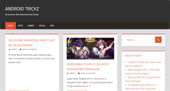Desktop Screenshot of androidtrickz.com