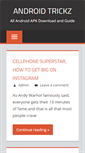 Mobile Screenshot of androidtrickz.com